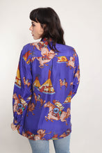 90s Silk Southwestern Shirt