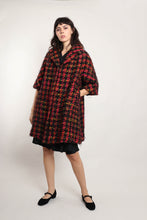 60s Lilli Ann Plaid Coat