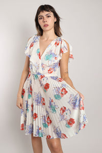 70s Floral Boho Dress