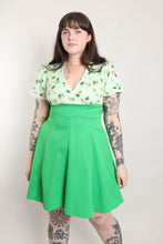 70s Green Babydoll Dress