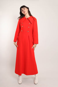 80s Vivid Wool Peacoat