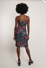 00s Zebra Print Dress