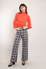 70s Plaid Bell Bottoms
