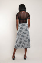 90s Black Roses Skirt