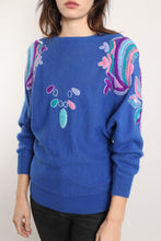 80s Embroidered Sweater