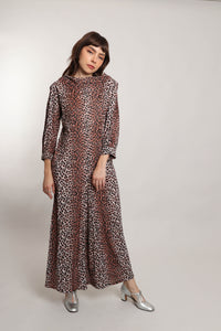 60s Leopard Jumpsuit
