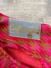 60s Pink Houndstooth Dress