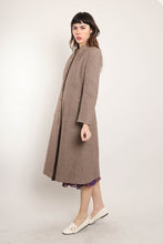 80s Taupe Wool Coat