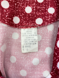 70s Polka Dot Mod Dress
