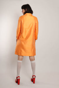60s Orange Silk Jacket