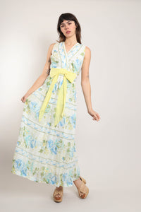 70s Spring Florals Dress