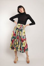 90s Botanical Midi Skirt