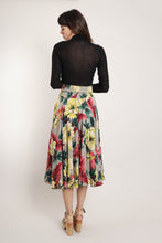 90s Botanical Midi Skirt