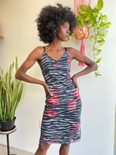 00s Zebra Print Dress