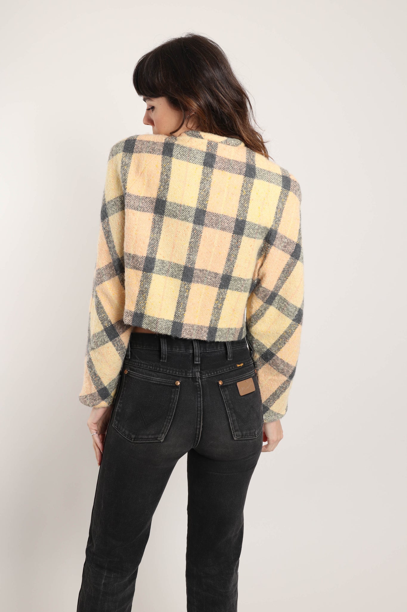 80s Plaid Mohair Jacket – Luxie Vintage