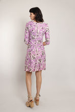 60s Purple Paisley Dress