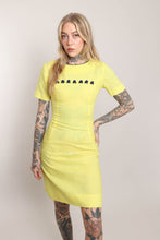 60s Accent Button Dress