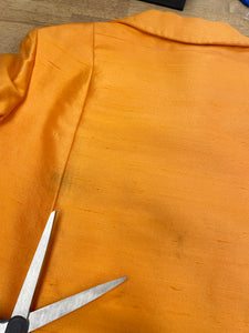 60s Orange Silk Jacket