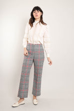 70s Houndstooth Knit Pants
