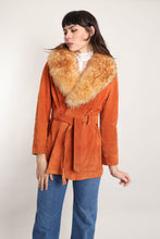 70s Shearling Suede Jacket