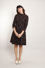 60s Brown Knit Dress