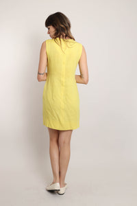 60s Chiffon Sash Dress