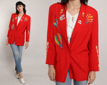 80s Custom Silk Blazer