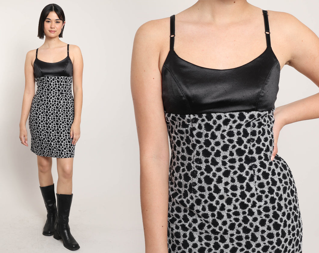 90s Spotted Tank Dress