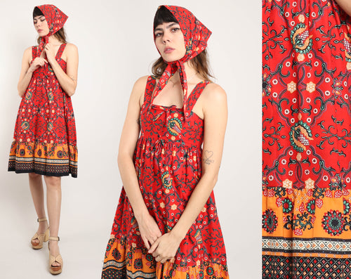 70s Prairie Dress Set