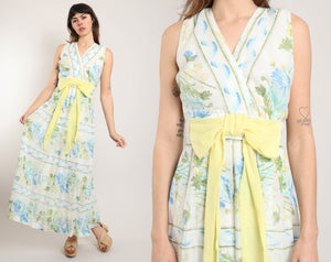 70s Spring Florals Dress
