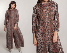 60s Leopard Jumpsuit