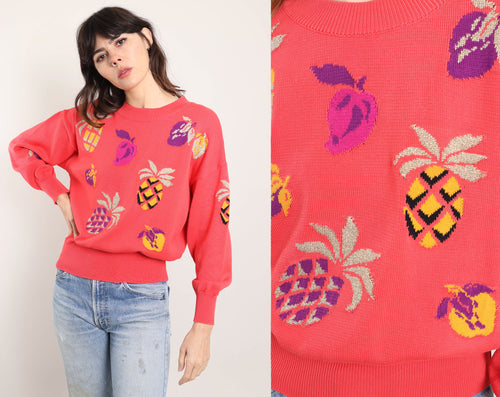 90s Escada Fruit Sweater