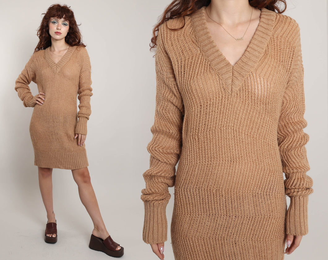 80s Mohair Sweater Dress